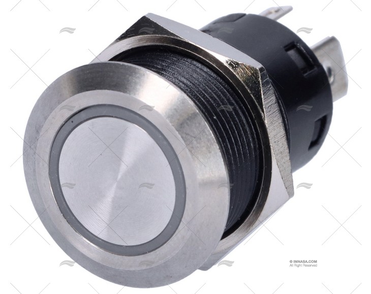 INTERRUPTOR LED PULSADOR 20A AZUL