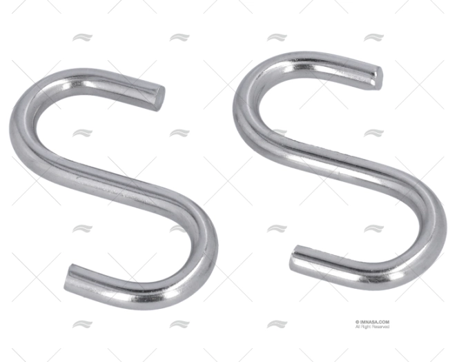 GANCHOS S INOX 3/16\"x 2\" (10un)