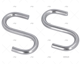 GANCHOS S INOX 3/16"x 2" (10ud)