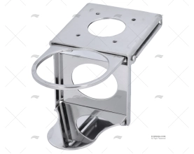 SUPORTE COPO INOX DOBRÁVEL
