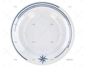 PRATO SOPA MELAMINA ROSA VENTOS 6pcs