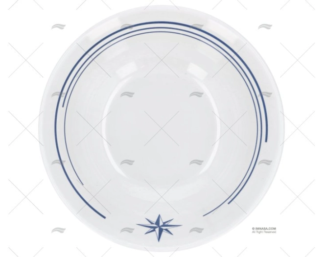 MELAMINE BOWL WIND ROSE 6pcs