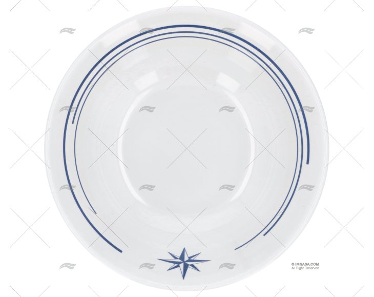 MELAMINE BOWL WIND ROSE 6pcs