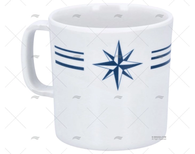 MELAMINE MUG WIND ROSE 6pcs