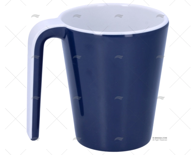 TASSE CAFE BLEU MELAMINE 6pcs