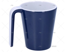 TAZZA CAFFÈ 300ml BLU MELAMINA 6pz