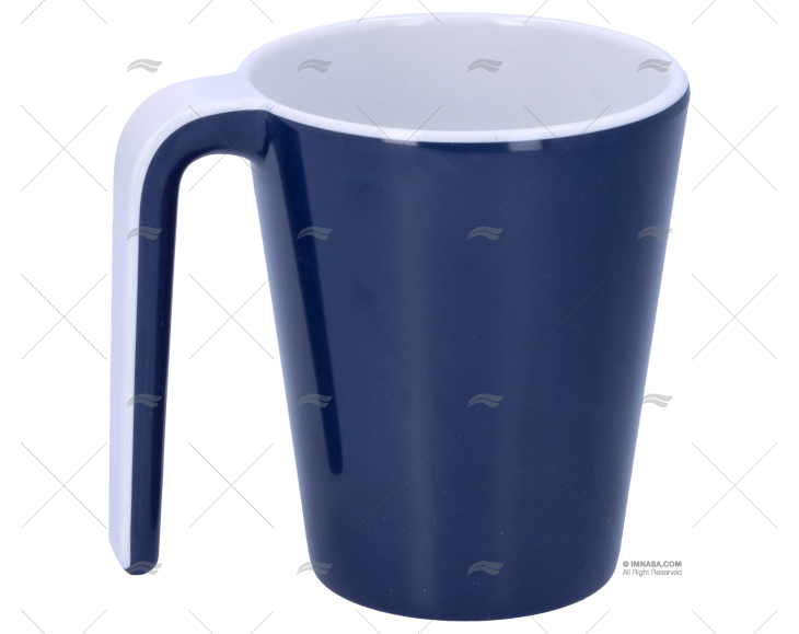 TAZZA CAFFÈ 300ml BLU MELAMINA 6pz