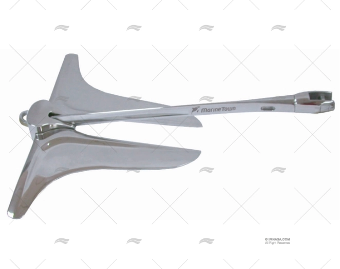 ANCLA PLANA ORCA INOX SS 316 10Kg MARINE TOWN
