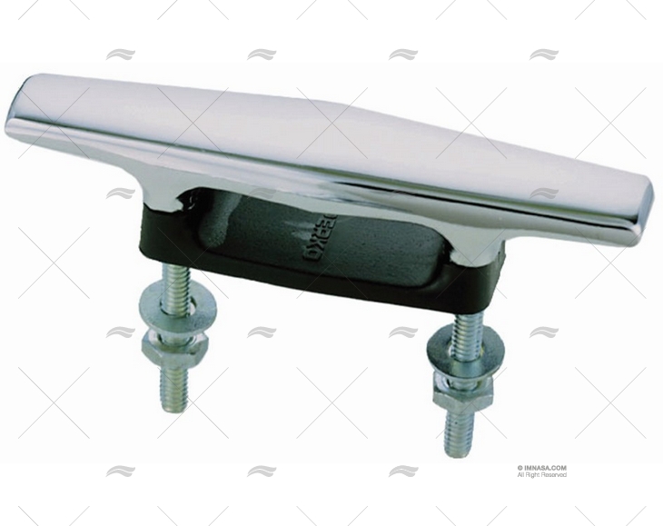 OPEN BASE CLEAT W/STUD CHROME ZINC 115mm PERKO