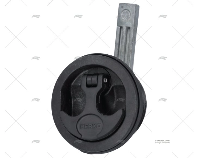 FECHO PUXADOR 76mm  PRETO PRETO PERKO