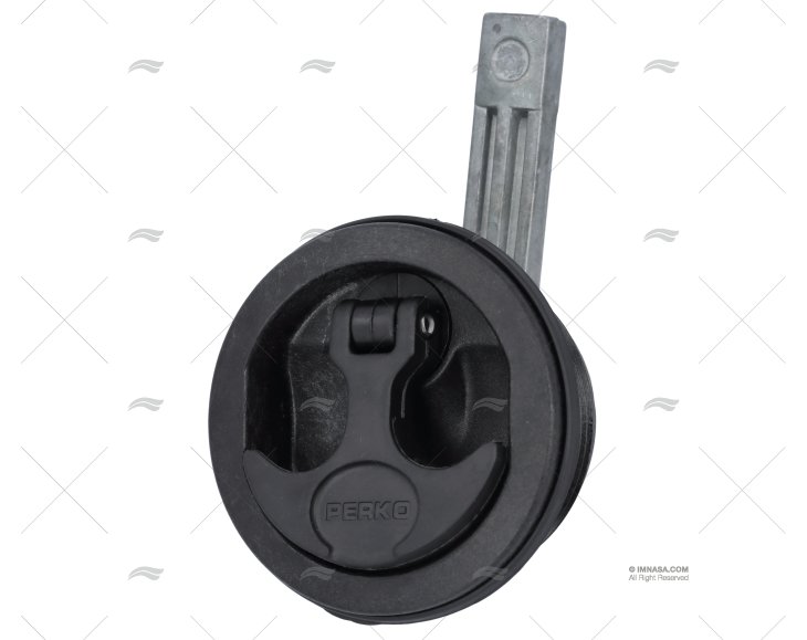 FECHO PUXADOR 76mm  PRETO PRETO PERKO