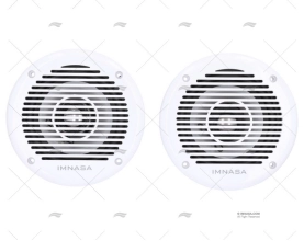 SET LOUDSPEAKER 166mm LED 80W WHITE