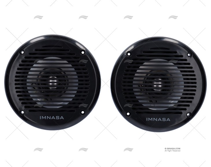 SET LOUDSPEAKER 166mm LED 80W BLACK