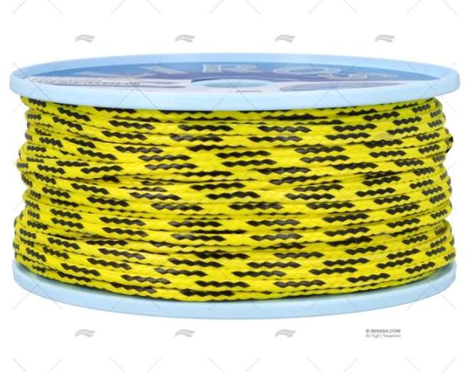 D-PRO VISION LIROS JAUNE-NOIR 4mm 100m