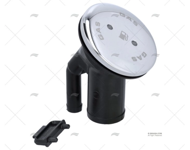TAPON CROMADO INCLINADO GAS PERKO