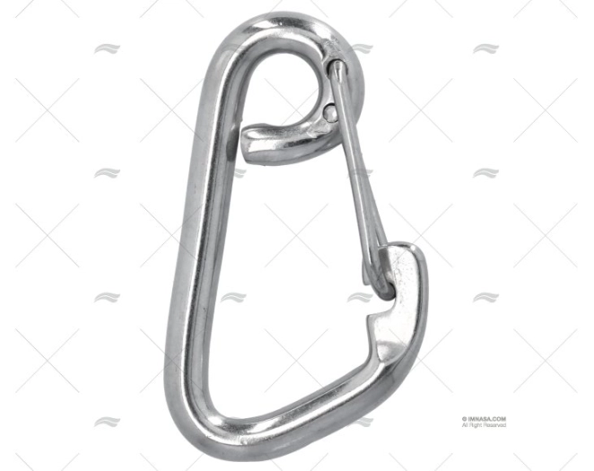 MOSCHETTONE INOX PER IMBRACATURA 08mm