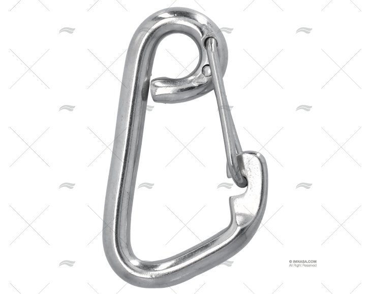MOSCHETTONE INOX PER IMBRACATURA 08mm