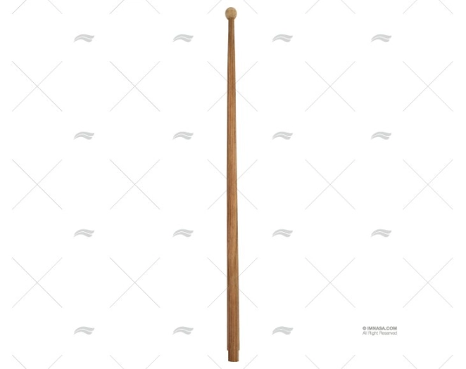 ASTA PER BANDIERA TEAK 1200mm BASE 25mm ARC MARINE