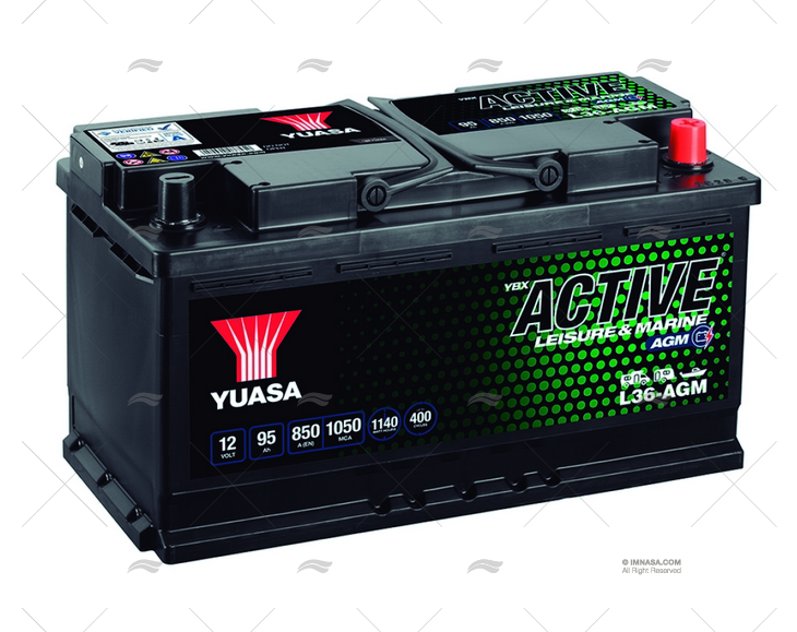 BATTERIA  95A AGM GS 95A-850 YUASA