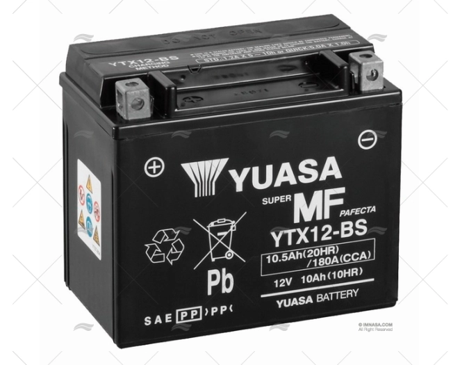 BATTERIA  12A AGM GS YUASA