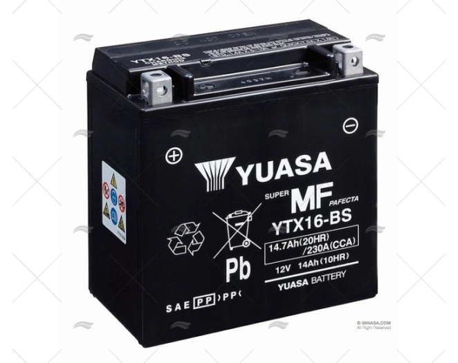 BATTERIA  16A AGM GS YUASA