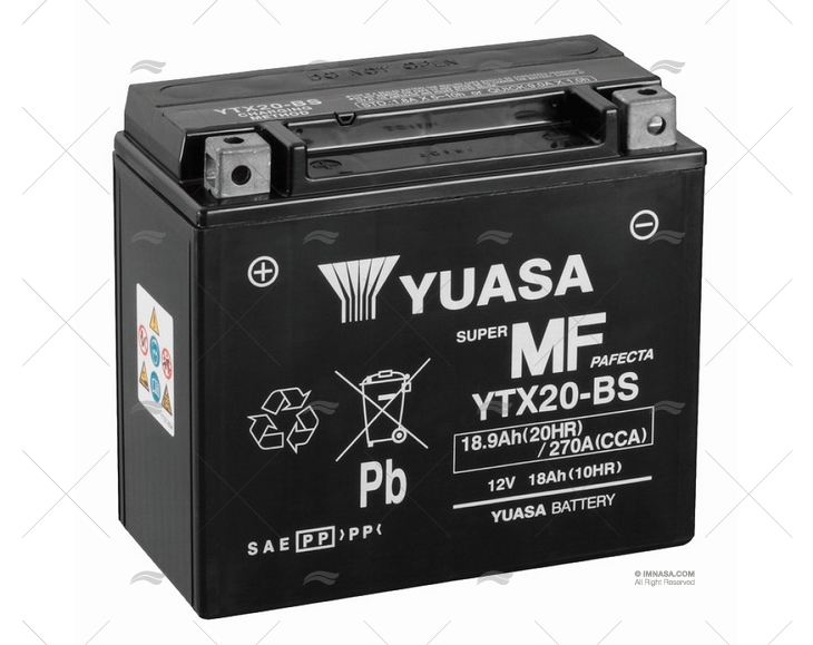 BATTERIA  18A AGM GS YUASA