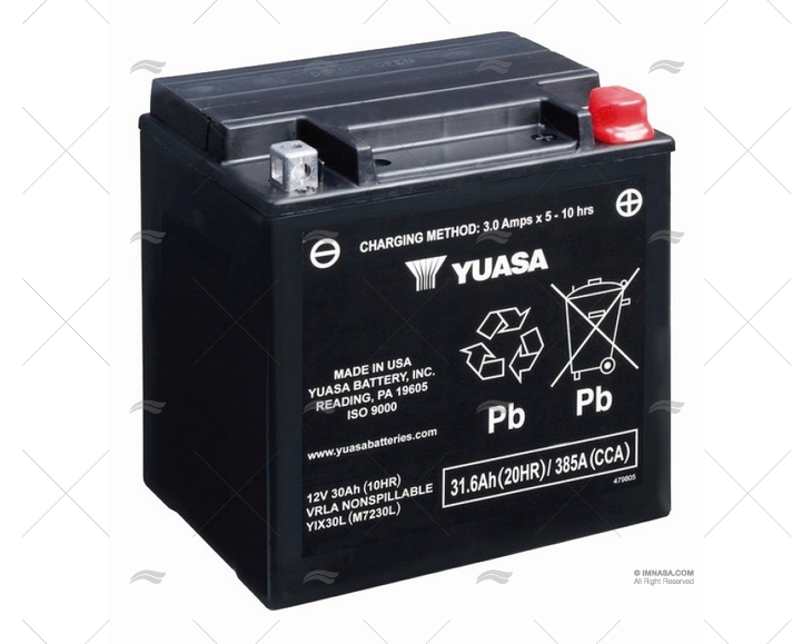 BATTERIA  30A AGM GS YUASA