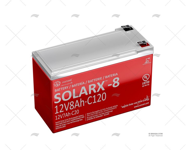 BATTERIA   8  A AGM SOLARX XUNZEL