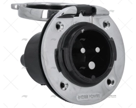 BASE PRESA DI BANCHINA CE INOX 16A/250V RATIO ELECTRIC
