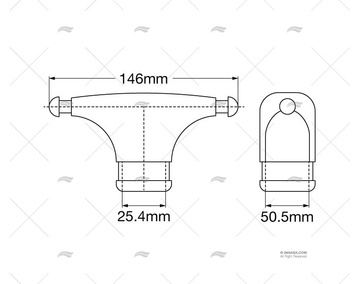 EMBOUT BARRE DE FLÊCHE CABLE 6mm
