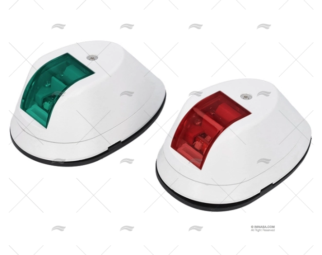 JOGO NAV LED BRANCO BABOR/ESTIBORDO 12V