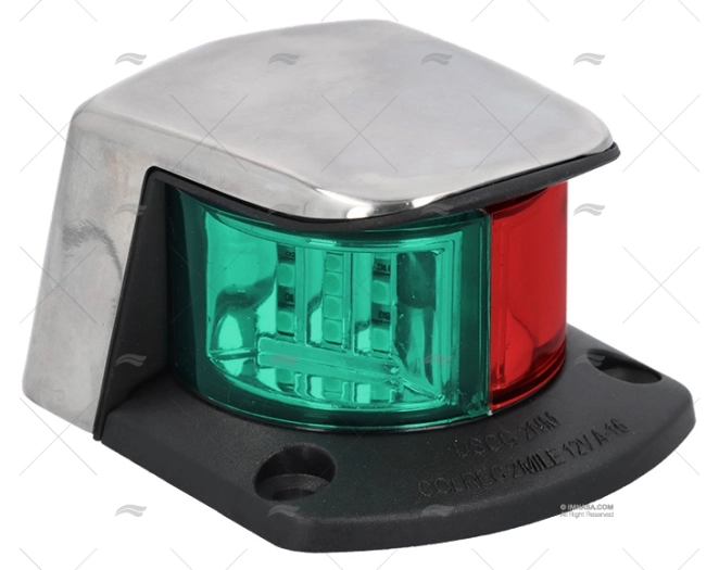 LUCE BICOLORE LED INOX 12V
