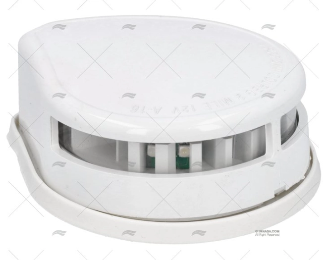LUCE BICOLORE LED BIANCA C/GUARNIZIONE BIANCA 12