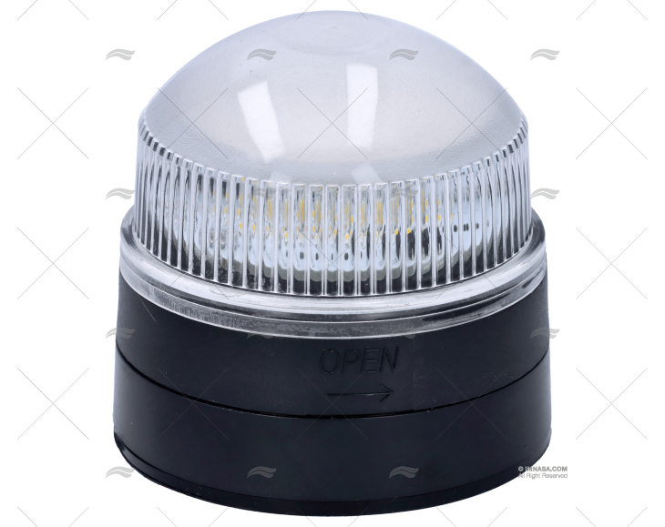 ALL ROUND LED LIGHT TOP BLACK 12V