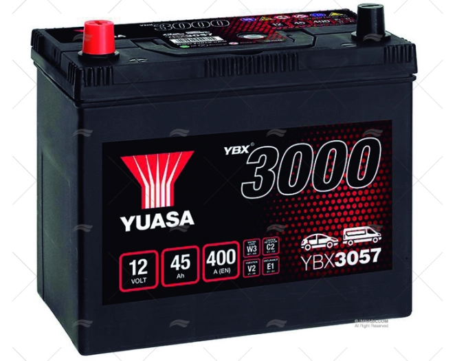 BATERIA  45A ARRANQUE YUASA MARINE