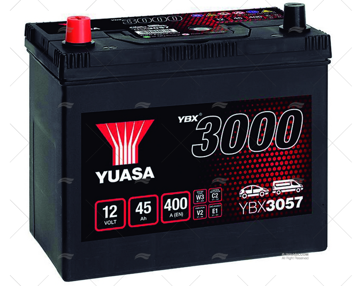 BATTERIA  45A AVVIAMENTO YUASA MARINE
