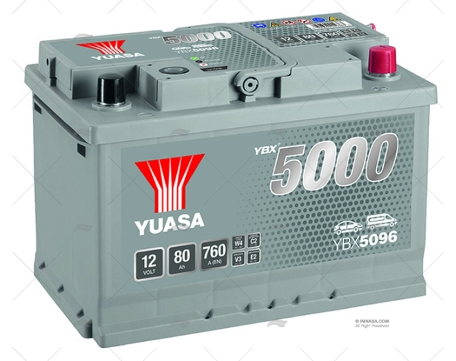 BATERIA  80A ARRANQUE YUASA MARÍTIMA
