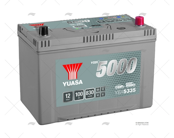 BATTERIA 100A AVVIAMENTO YUASA MARINE