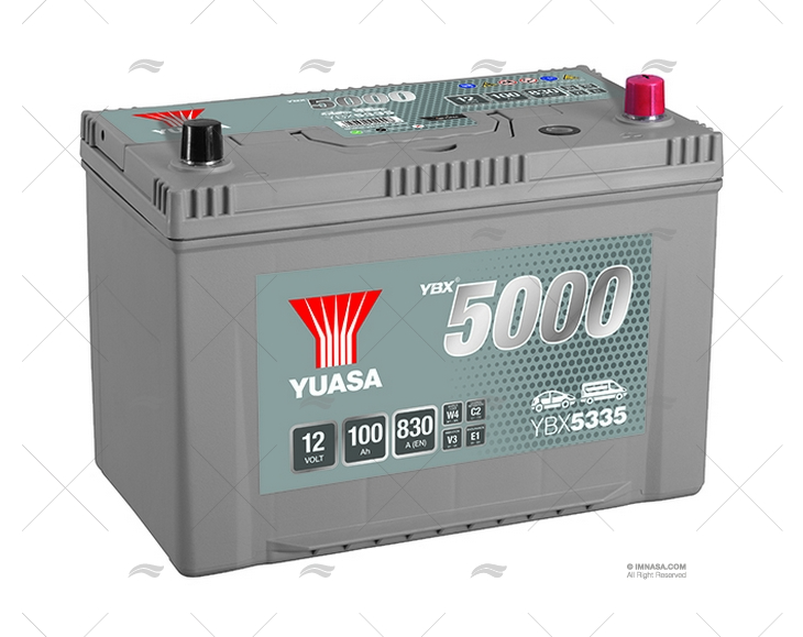 BATERIA 100A ARRANQUE YUASA MARINE