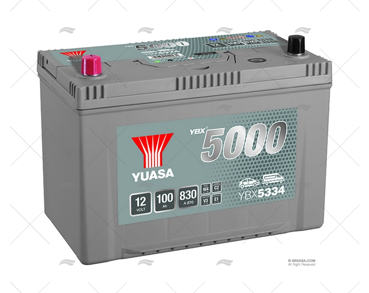 BATTERIA 100A AVVIAMENTO YUASA MARINE