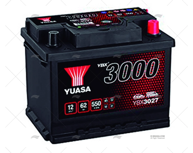 BATTERIA  62A AVVIAMENTO YUASA MARINE