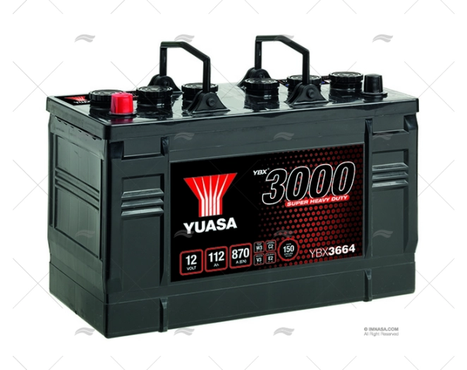 BATTERIA 112A AVVIAMENTO YUASA NAUTICA