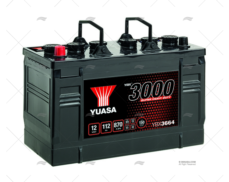 BATERIA 112A ARRANQUE YUASA MARINE