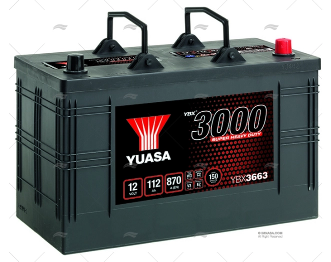 BATTERIA 112A ARR YUASA MARINE