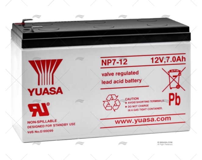 BATTERY YUASA AGM 7A