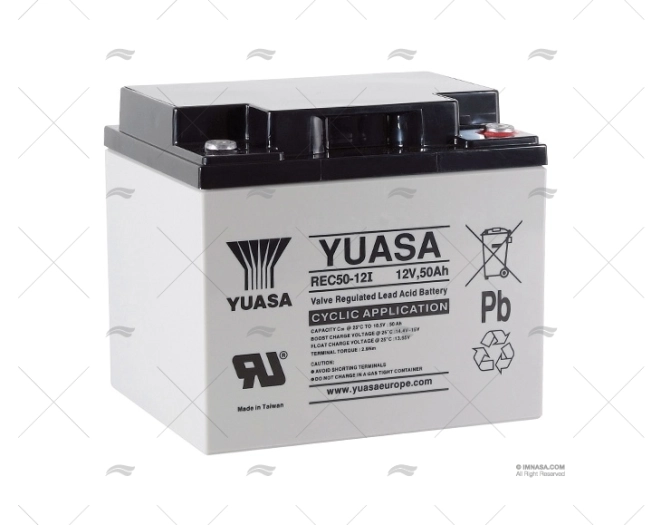 BATTERIA  50A AGM YUASA