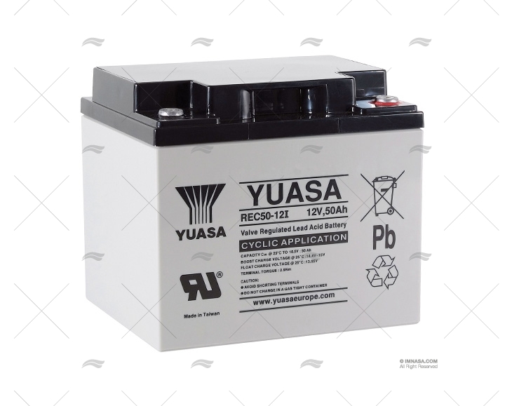 BATTERIA  50A AGM YUASA