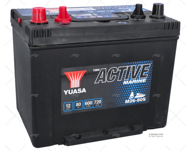 BATTERY YUASA EFB 80A YUASA