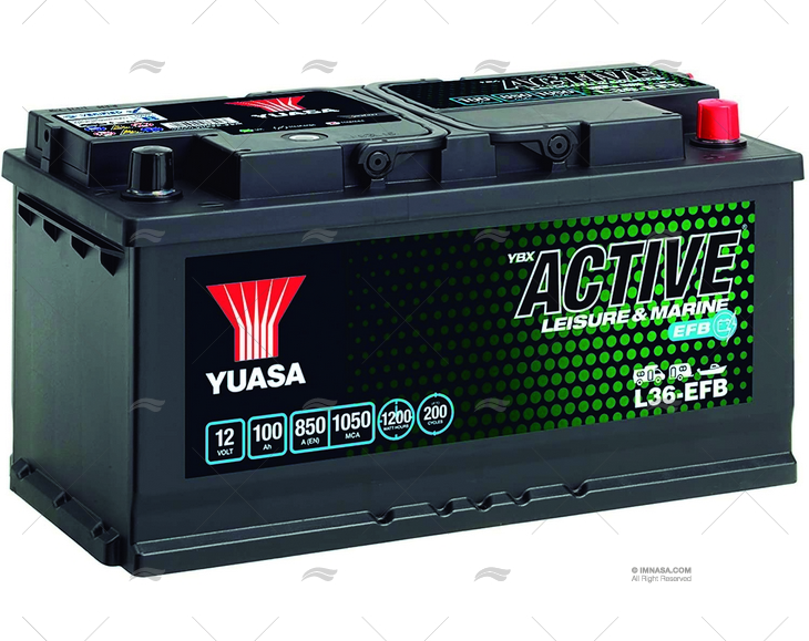 BATTERY YUASA EFB 100A YUASA