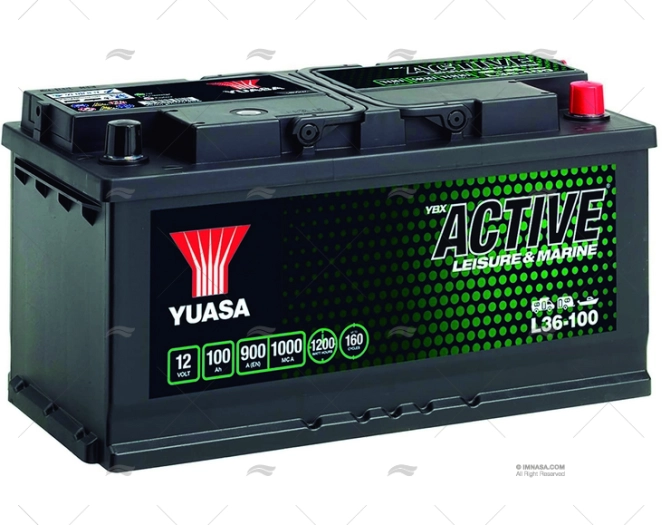 BATTERY YUASA EFB 100A